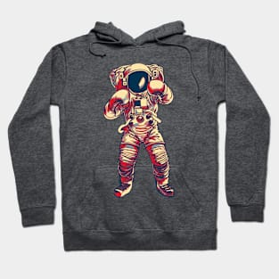 Boxing Astronaut Hoodie